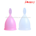 Senhora reutilizável Menstrual Cups copo menstrual silicone médico